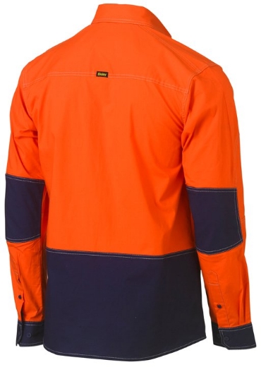 Picture of Bisley, Flx & Move™ Two Tone Hi Vis Utility Shirt